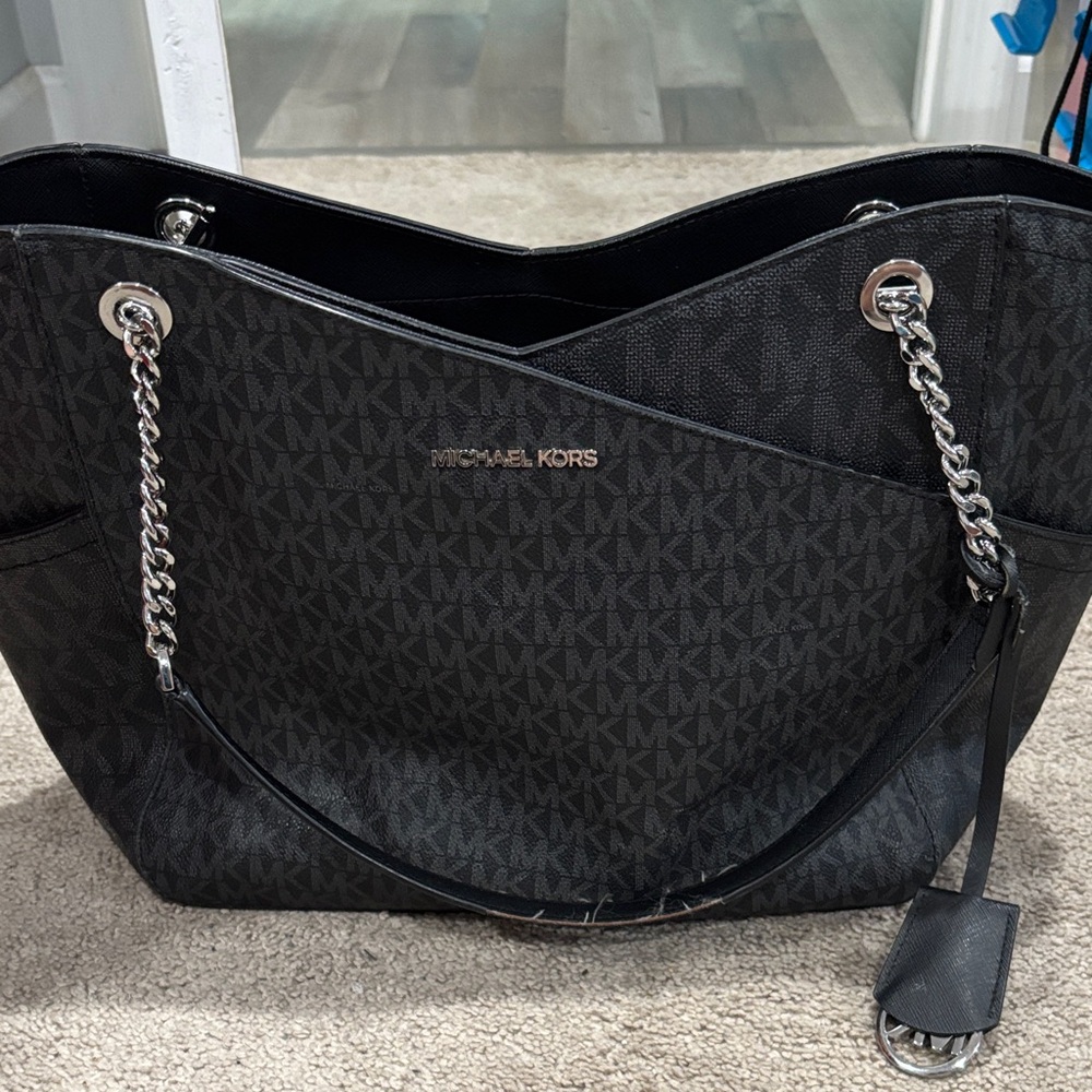 Michael Kors Signature Black Tote